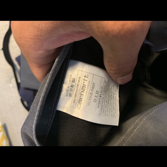 Carhartt WIP Vicious Pant blacksmith 33/32 - Picture 2 of 3